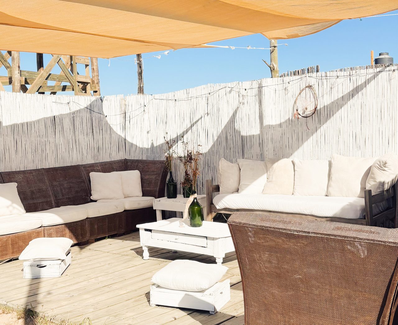 Deck de tablas de surf en Salty House
